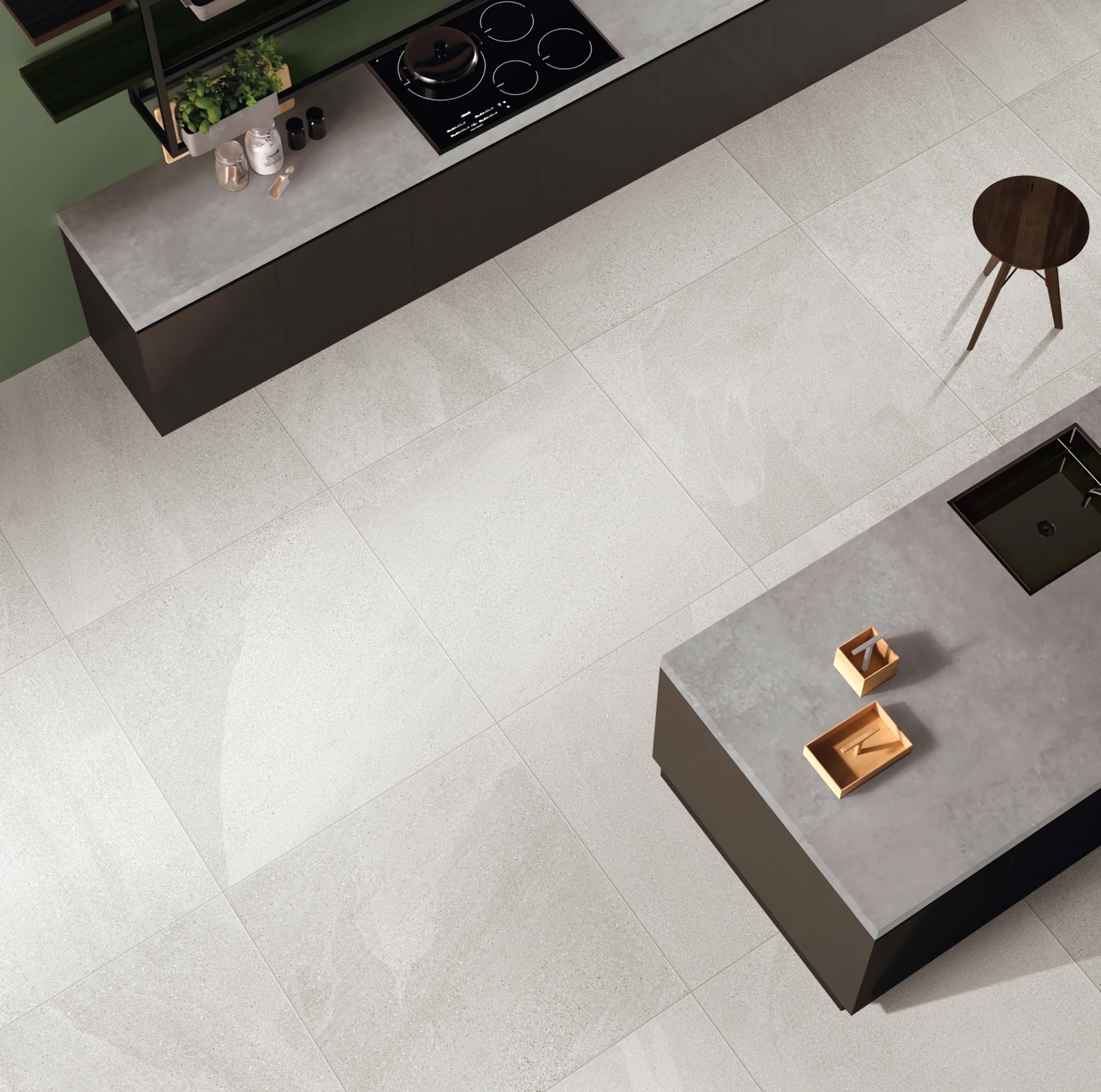 Sydney 600x600mm Light Beige Warm Grey Modern Natural Sand Look Semi-Polish Honed Lapato Porcelain Tile  60SA62